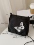 Small Square Bag Butterfly Graphic Nylon