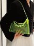 New Fashion Universal Everything Summer Transparent PVC Chain One-Shoulder Baguette Bag Women's Bag