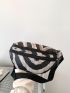 Medium Fanny Pack Zebra Striped Pattern