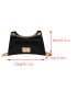 Pocket Front Hobo Bag Chain Strap for Work & Office