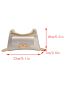 Small Baguette Bag Chain Strap Elegant Style