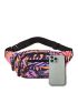 Plant Pattern Waist Bag for Sport