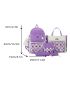 5pcs Backpack Set Cartoon Pattern Classic Backpack Top Handle Bag Square Bag With Bag Charm