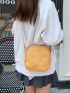 Mini Square Bag Minimalist PU For Daily Life