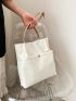 Pocket Front Square Bag Nylon For Daily Life