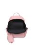 Zip Front Classic Backpack With Coin Purse For Daily Life