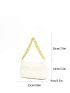 Quilted Hobo Bag Minimalist Chain Strap