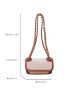 Mini Square Bag Colorblock Chain Strap Fashion Style