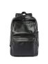 Solid Color Functional Backpack With Adjustable Strap