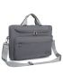 Patch Detail Men Briefcase Double Handle for Business