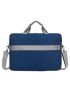 Patch Decor Men Briefcase Double Handle Colorblock