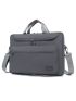 Patch Detail Men Briefcase Double Handle for Business