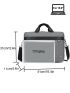 Colorblock Men Briefcase Double Handle for Business