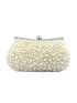 Small Square Bag Faux Pearl Decor For Party