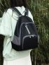 Medium Classic Backpack Letter Graphic