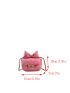 Mini Flap Novelty Bag Quilted Pattern Bow Decor Turn Lock