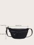 Minimalist Fanny Pack Oversized Black