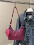 Rhinestone Decor Hobo Bag With Coin Purse For Party