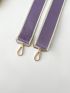 Two Tone Bag Strap Buckle Decor