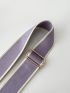 Two Tone Bag Strap Buckle Decor