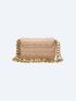 Quilted Square Bag Chain PU For Daily Life