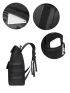 Medium Flap Backpack Buckle Decor Minimalist For College Traveling