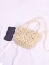 Mini Straw Bag Paper Minimalist