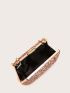 Mini Box Bag Sequin Decor Chain Polyester Glamorous For Party