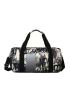 Letter Graphic Travel Bag Double Handle Medium