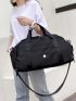 Minimalist Travel Bag Large Capacity Black