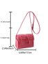 Mini Square Bag Pink Fashionable Flap For Summer