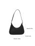 Medium Hobo Bag Black Minimalist For Daily & Work