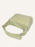 Medium Square Bag Green Fashionable Top Handle For Daily