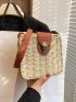 Mini Straw Bag Push Lock Vacation