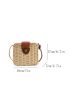 Mini Straw Bag Push Lock Vacation