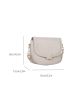 Mini Saddle Bag PU White