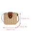 Mini Straw Bag Push Lock Vacation