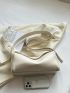 PU Hobo Bag Minimalist White