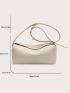 PU Hobo Bag Minimalist White