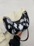 Cow Pattern Hobo Bag PU