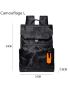 Waterproof Men's Laptop Fashion Black Business USB Charging Backpack Camping Bag