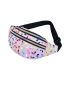 Butterfly Pattern Fanny Pack PU Waterproof