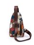 Colorblock Sling Bag Mini Adjustable Strap