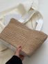 Vacation Straw Bag For Daily Life