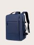 Medium Functional Backpack Minimalist Solid Color