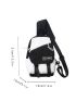 Colorblock Sling Bag Mini Unisex