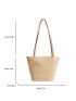 Mini Straw Bag Double Handle Vacation Style