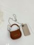 Mini Satchel Bag Star Pattern Chain Strap