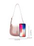 Small Square Bag Colorblock Graphic Embossed Detail