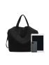 Minimalist Shoulder Tote Bag Pu Double Handle